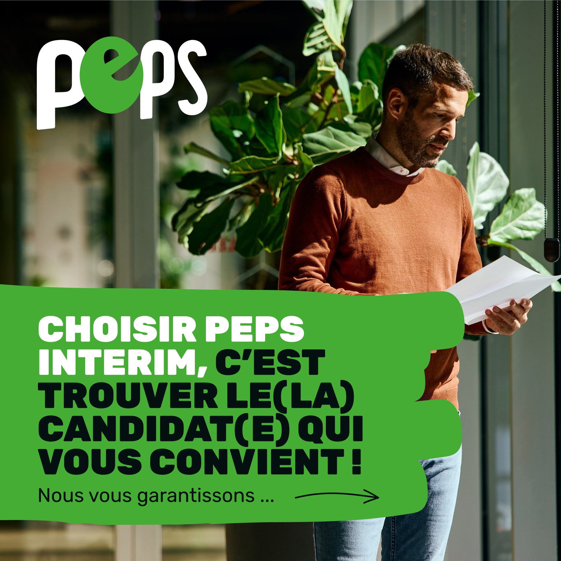 Peps Interim — Choisir Peps Interim, c’est trouver le(la) candidat(e) qui vous convient